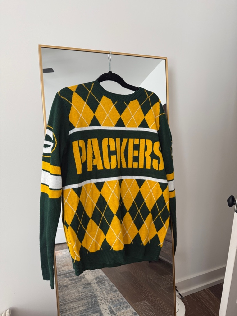 Packers Argyle Crewneck Sweater
